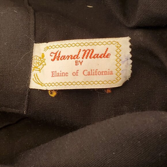 Handmade Elaine Of California Vintage Tapestry Tote Bag Childrens Hook and Loop - Picture 5 of 9